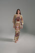 Andina Cotton Silk Tunic / Sage Ornament Stripes